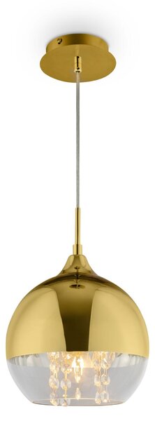 Lampada pendente Pendant in Metallo Fermi Oro