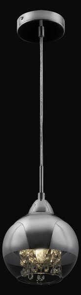 Lampada pendente Pendant in Metallo Iceberg Nickel