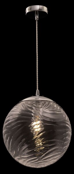 Lampada pendente Pendant in Metallo Dunas Cromo
