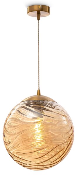 Lampada pendente Pendant in Metallo Dunas Ottone