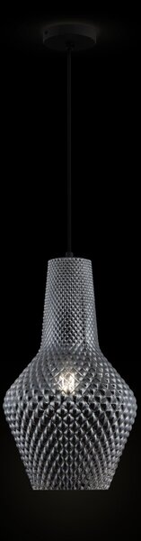 Lampada pendente Pendant in Metallo Tommy Nero