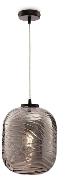 Lampada pendente Pendant in Metallo Dunas Opaco Nero