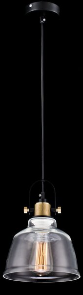 Lampada pendente Pendant in Metallo Irving Nero