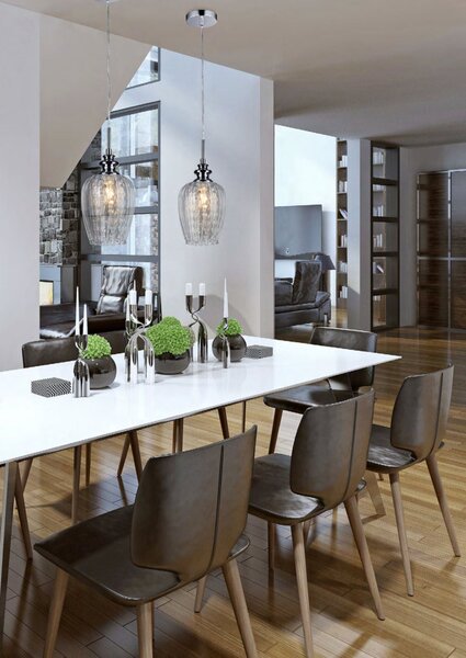 Lampada pendente Pendant in Metallo Blues Nickel
