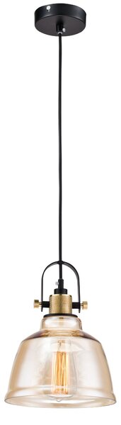 Lampada pendente Pendant in Metallo Irving Nero