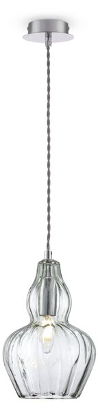 Lampada pendente Pendant in Metallo Eustoma Nickel