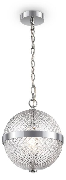 Lampada pendente Neoclassic in Metallo Yonkers Cromo