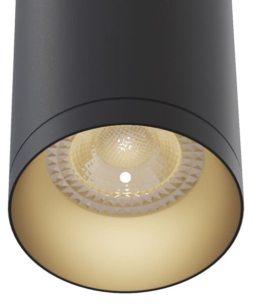 Lampada pendente Pendant in Alluminio Shelby Nero