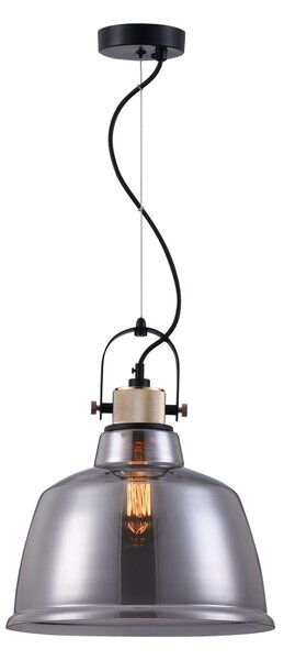 Lampada pendente Pendant in Metallo Irving Nero