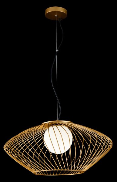 Lampada pendente Pendant in Metallo Plec Oro