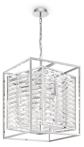 Lampada pendente Neoclassic in Metallo Tening Cromo