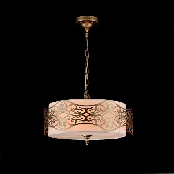 Lampada pendente House in Metallo Burgeon Bronzo