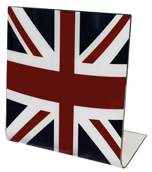 Lume 1xE14 Montatura Bianco Vetro Lastra Unionjack E-Energy Elia