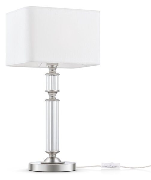 Lampada da tavolo Neoclassic in Metallo Ontario Cromo