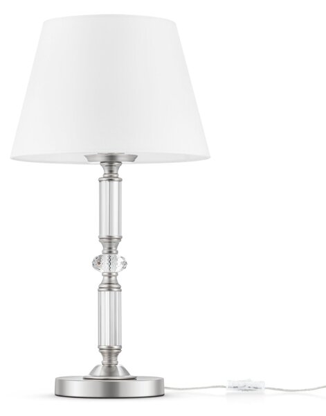 Lampada da tavolo Neoclassic in Metallo Riverside Cromo
