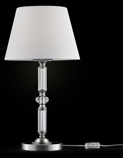 Lampada da tavolo Neoclassic in Metallo Riverside Cromo