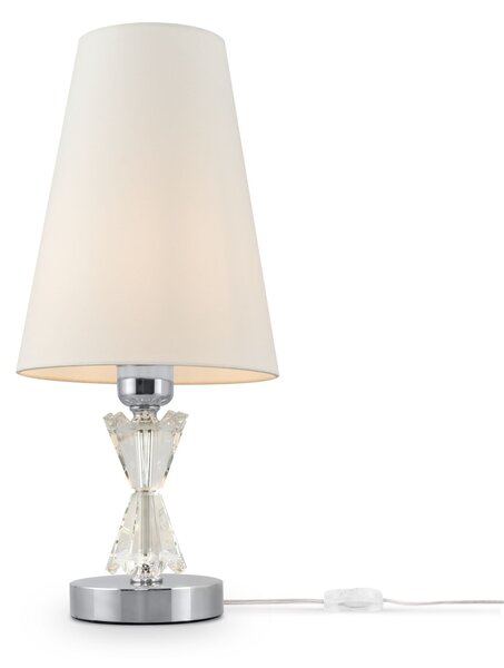 Lampada da tavolo Modern in Metallo Florero Cromo