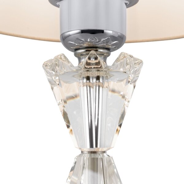Lampada da tavolo Modern in Metallo Florero Cromo