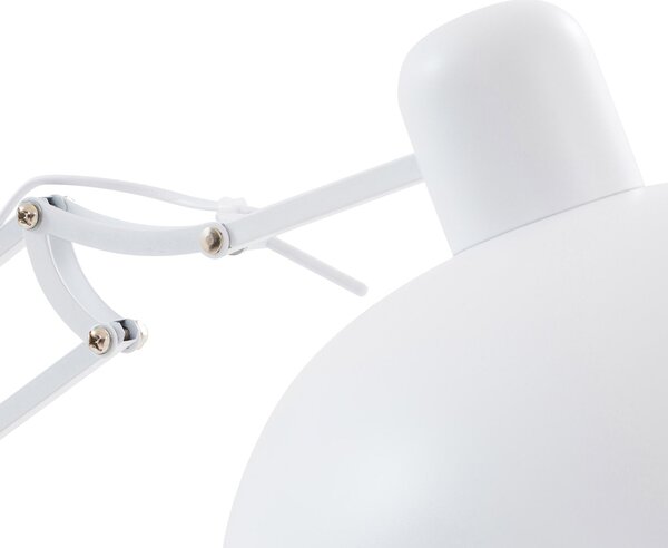 Lampada da Terra in Metallo 60W E27 Crespina Bianco