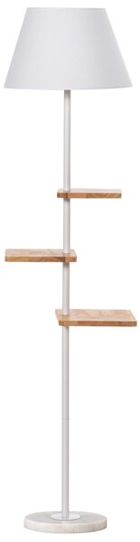 Lampada da Terra Ø38x155 cm E27 40W Base in Marmo Bianco