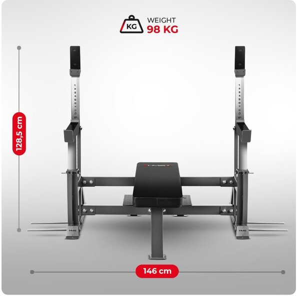 Panca fitness professionale fino a 700 kg HMS