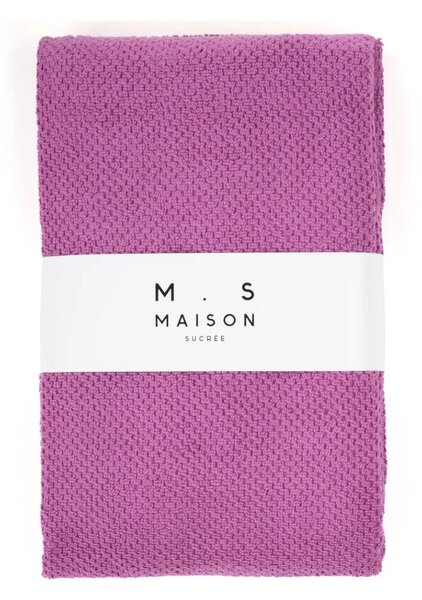 Maison Sucrée Asciugamani Viso e Ospite Pepe var.15 Orchidea Spugna 100% Cotone