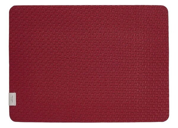 Maison Sucrée Sottopiatto Decorativo Vinile Intrecciato Legame var.10 Bordò 33x45