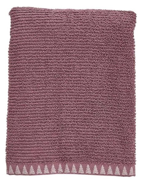 Maison Sucrée Asciugamani Viso e Ospite Brera var.34 Legno Rosa Spugna 100% Cotone