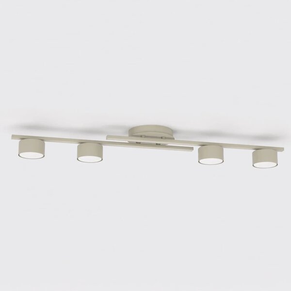 Lampada da soffitto in acciaio FRAGMENT 4 da interno 4xGX53