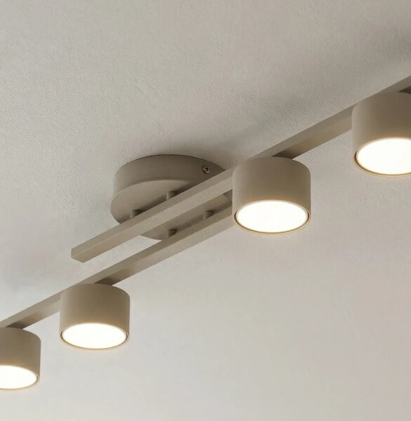 Lampada da soffitto in acciaio FRAGMENT 4 da interno 4xGX53