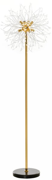 Lampada da Terra Ø40x160 cm Attacco G9 Oro e Nero