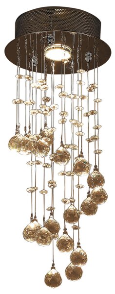 Lampadario a Sospensione in Cristallo 20x48 cm Malin
