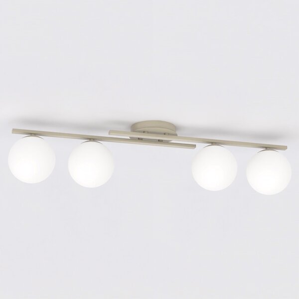 Lampada da soffitto KAIRO 4 4xE14 in Acciaio - Mokka