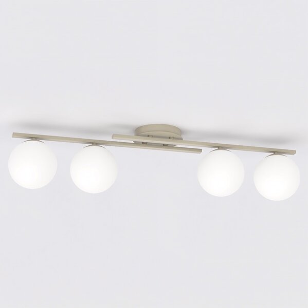 Lampada da soffitto KAIRO 4 4xE14 in Acciaio - Mokka