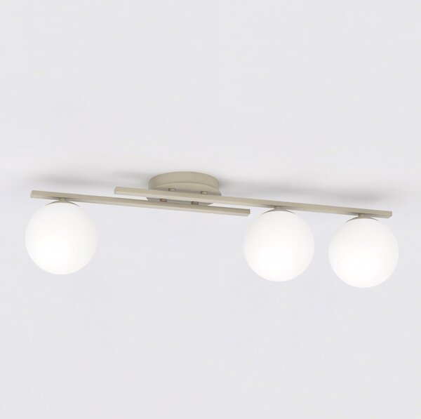 Lampada da soffitto KAIRO 3 3xE14 in Acciaio - Mokka