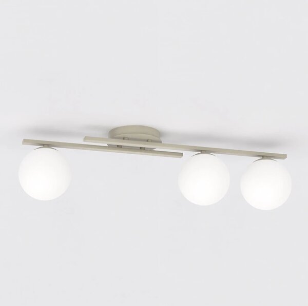 Lampada da soffitto KAIRO 3 3xE14 in Acciaio - Mokka