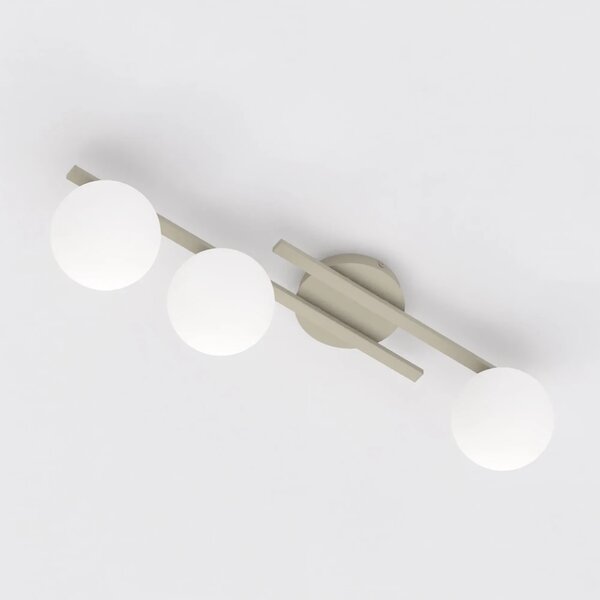 Lampada da soffitto KAIRO 3 3xE14 in Acciaio - Mokka