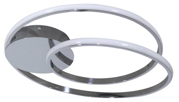 Plafoniera Led 45W 4320lm 4500K Cromo E-Energy Spira