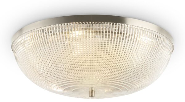 Plafoniera Ceiling & Wall in Metallo Coupe Nickel