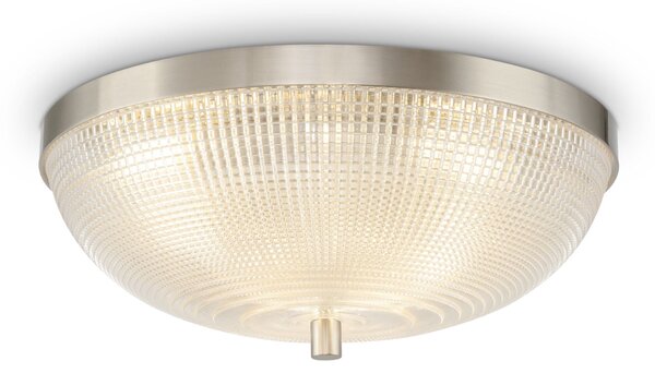 Plafoniera Ceiling & Wall in Metallo Coupe Nickel
