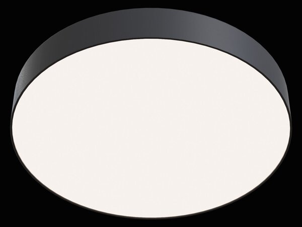 Plafoniera Ceiling & Wall in Alluminio e Plastica Zon Nero