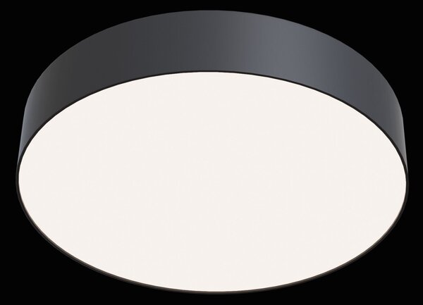 Plafoniera Ceiling & Wall in Alluminio e Plastica Zon Nero