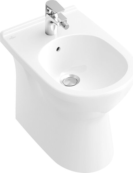Villeroy & Boch bidet O.novo 546100 360x560mm filo muro bianco a., 54610001