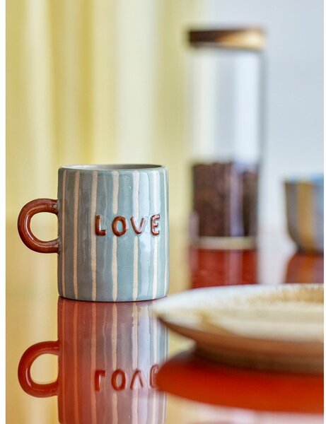 Tazza azzurra in ceramica 325 ml Cherish – Bloomingville