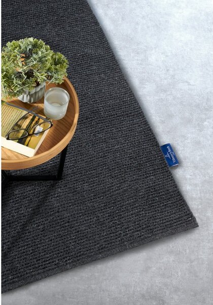 Passatoia grigio scuro in lana tessuta a mano 80x200 cm Francois - Villeroy&Boch