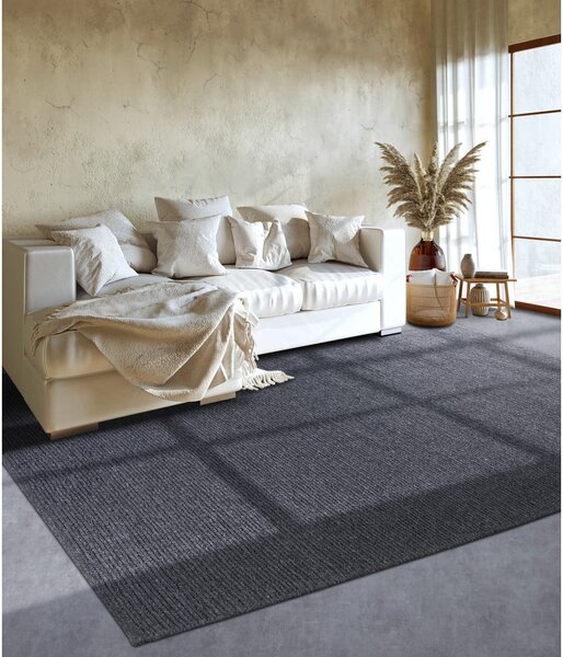 Tappeto grigio scuro in lana tessuto a mano 160x230 cm Francois - Villeroy&Boch