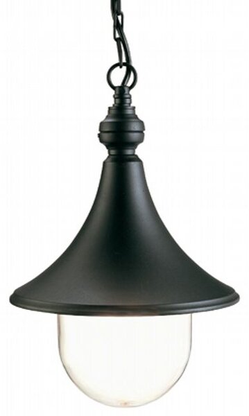 Lampada Sospesa Colore Nero per Esterno Linea Lampara Sovil