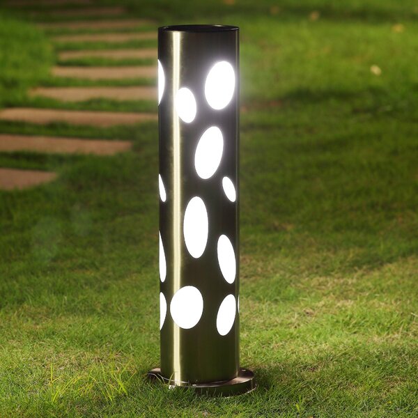 Lampada da Esterno LED a Energia Solare in Alluminio Ø19.7x63 cm