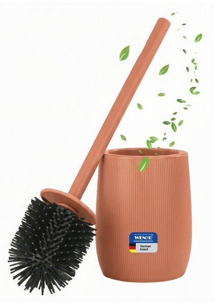 Scopino WC marrone in ceramica Fablo – Wenko