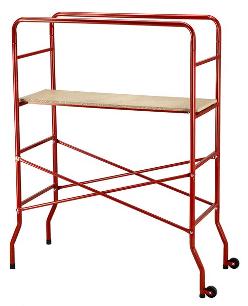 Mini Ponteggio Trabattello Scala con Ruote Portata max 100 Kg